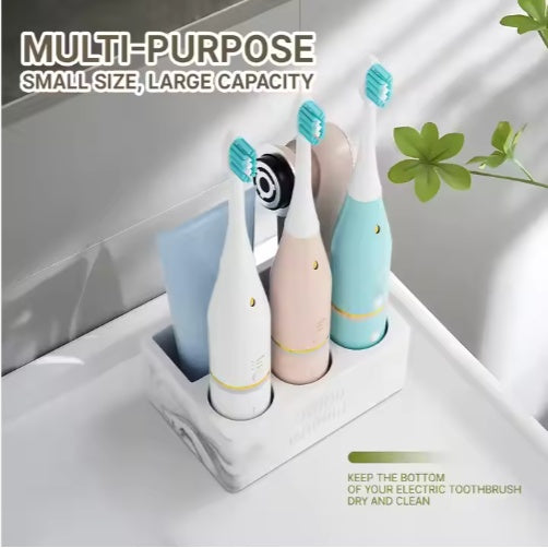 Electric Toothbrush & Bathroom Counter Organizer