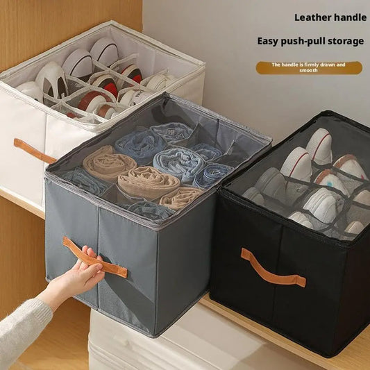 Neat Feet: Fabric Shoe Organizer Storage Box